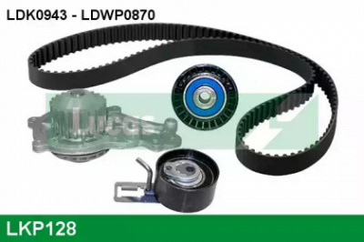 LUCAS ENGINE DRIVE lkp128 -  Водяной насос + комплект зубчатого ремня